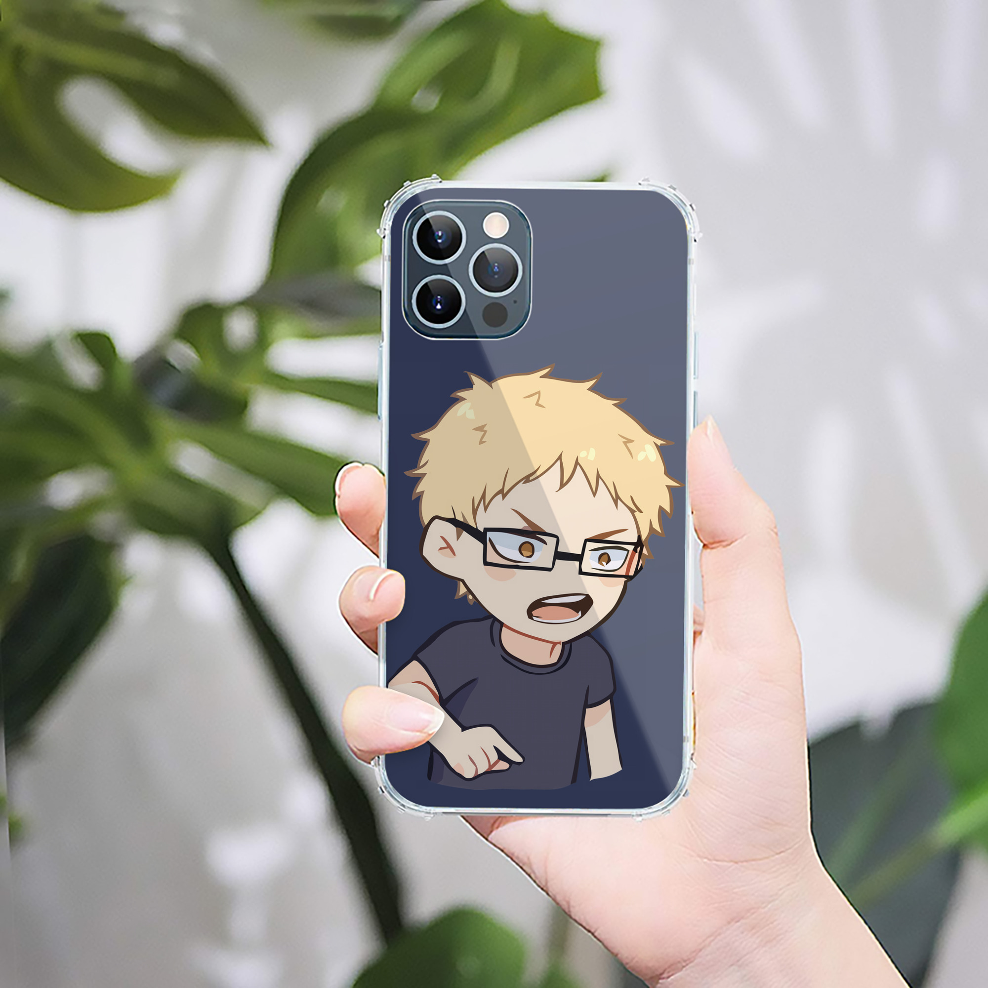 （画像用） ハイキュー!! Haikyu!! 【iPhone 12シリーズ対応】透明スマホケース（クリアソフトケース）